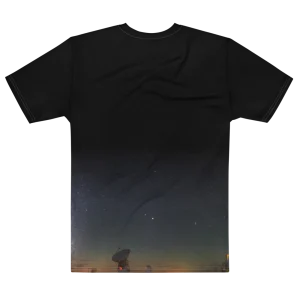 Its.That. Chajnantor Milky Way 360 Wrap Tee, flat back view, Its.That.