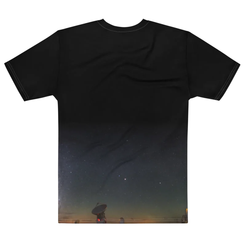 Its.That. Chajnantor Milky Way 360 Wrap Tee, flat back view, Its.That.