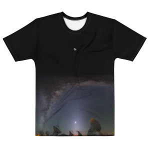 Its.That. Chajnantor Milky Way 360 Wrap Tee, flat front view, Its.That.