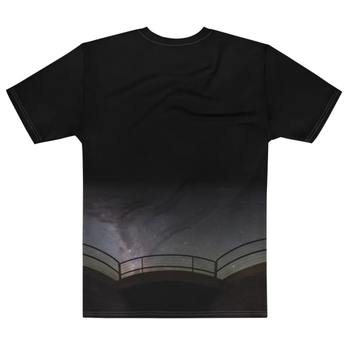 Its.That. Residencia Milky Way 360 Wrap Tee, flat back view, Its.That.