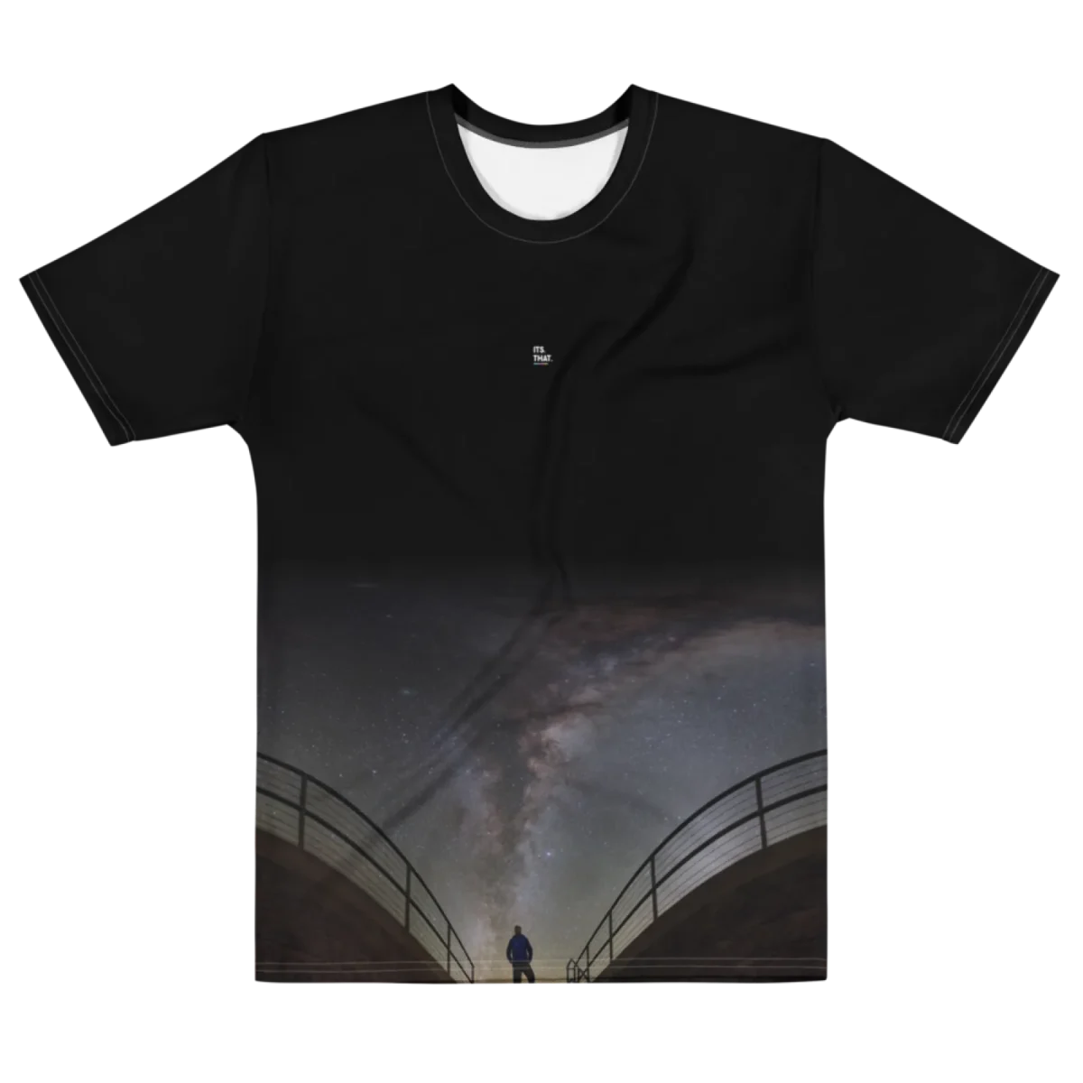 Its.That. Residencia Milky Way 360 Wrap Tee, flat front view, Its.That.
