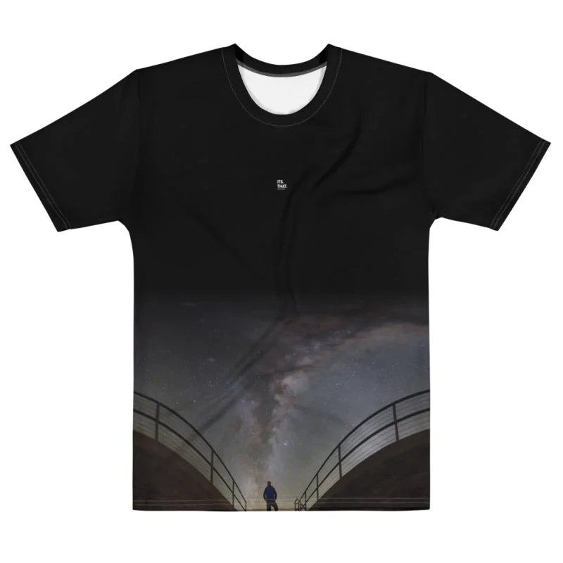 Its.That. Residencia Milky Way 360 Wrap Tee, flat front view, Its.That.
