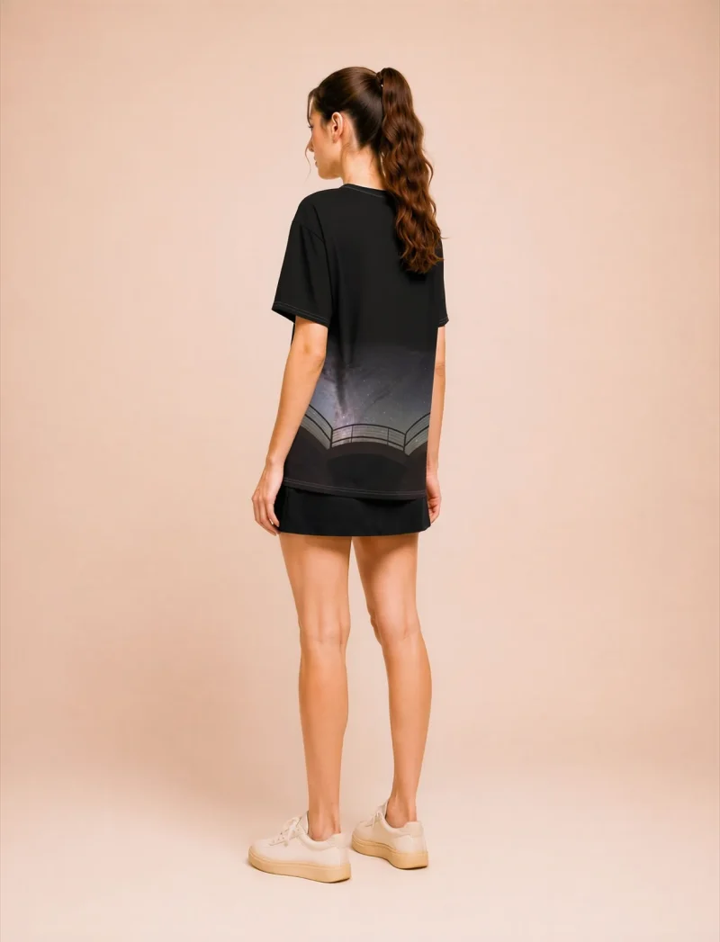 Its.That. Residencia Milky Way 360 Wrap Tee, back view, Its.That.