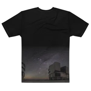 Its.That. VLT Platform 360 Wrap Tee, flat back view, Its.That.