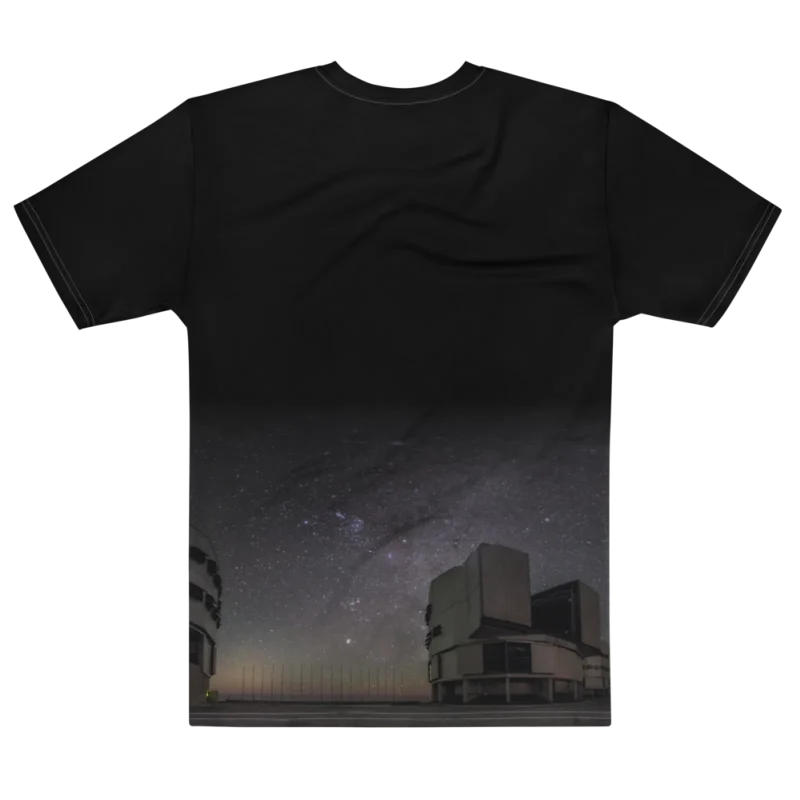 Its.That. VLT Platform 360 Wrap Tee, flat back view, Its.That.
