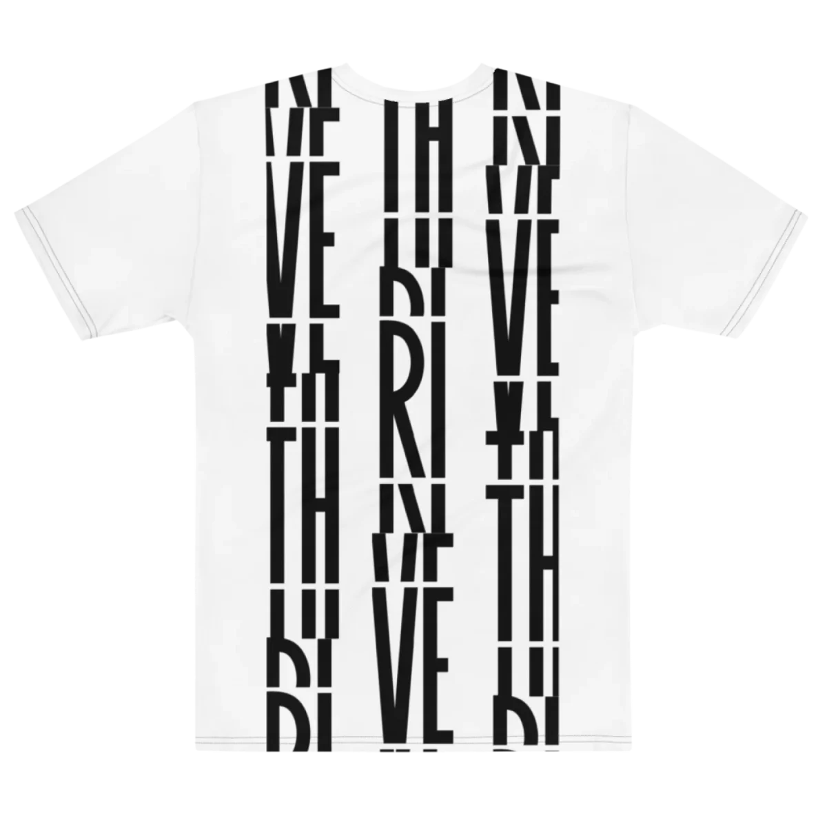 Its.That. Thrive Word-Art Tee, flat back view, Its.That.