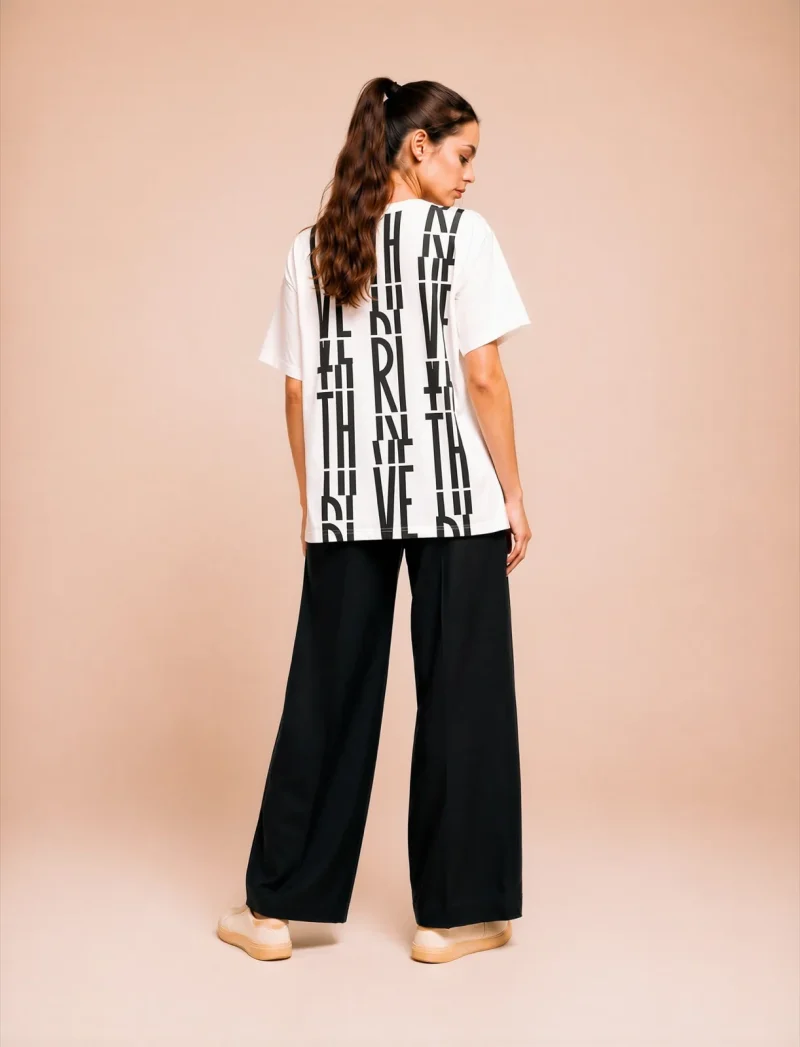Its.That. Thrive Word-Art Tee, back view, Its.That.