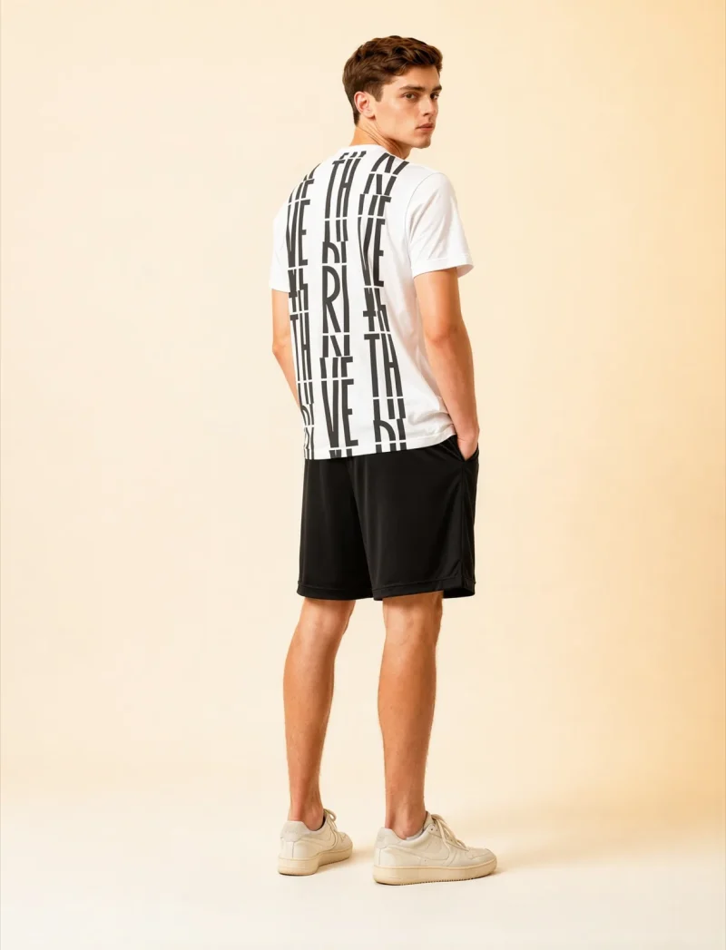 Its.That. Thrive Word-Art Tee, back view, Its.That.