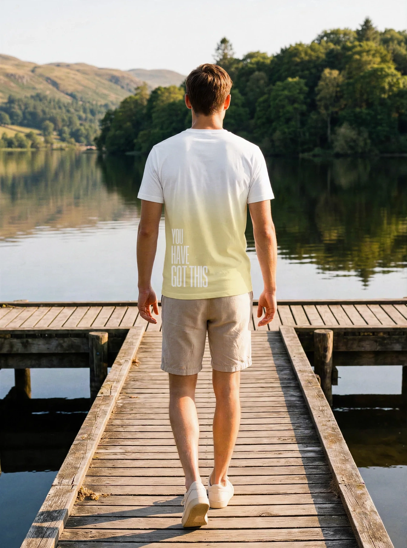 "YOU HAVE GOT THIS" Backprint Tee, on model