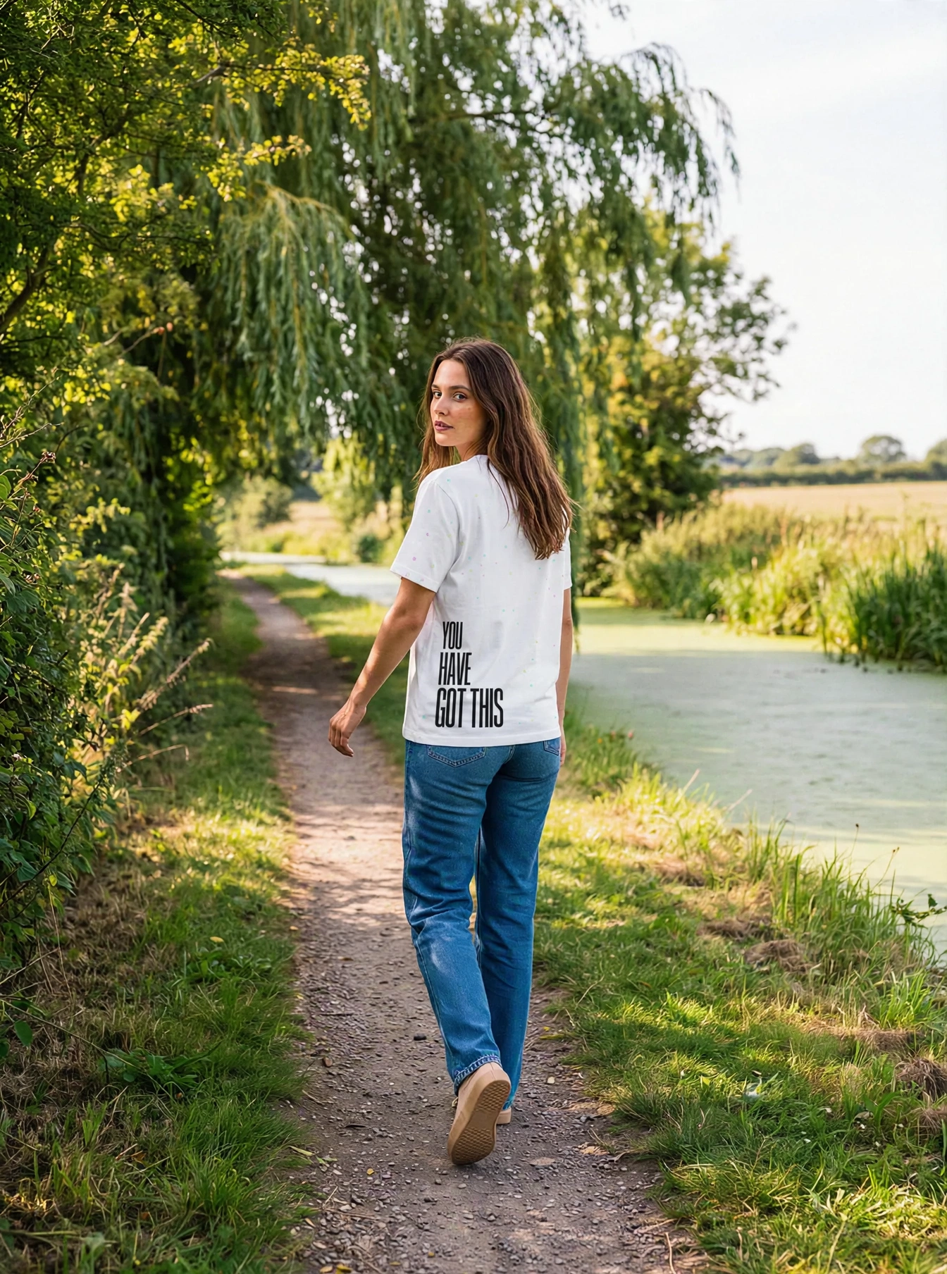 "YOU HAVE GOT THIS" Backprint Tee, on model