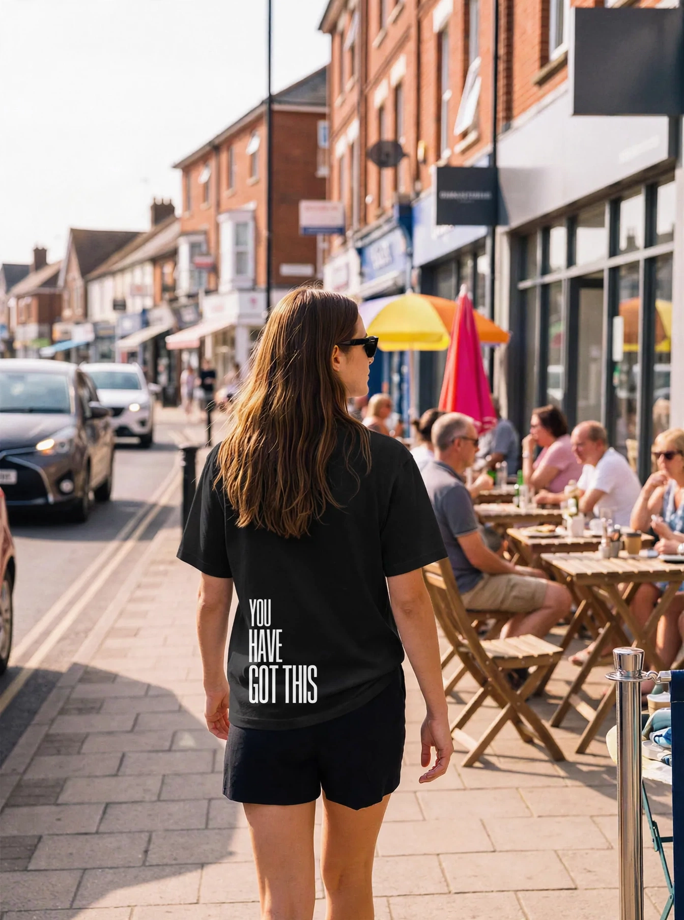 "YOU HAVE GOT THIS" Backprint Tee, on model