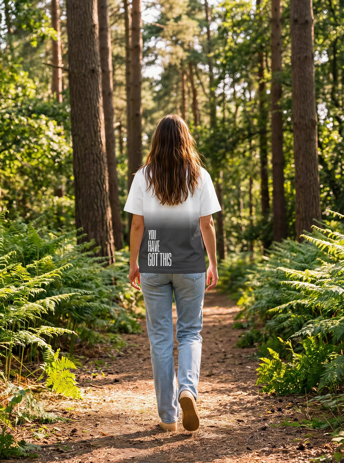 "YOU HAVE GOT THIS" Backprint Tee, on model