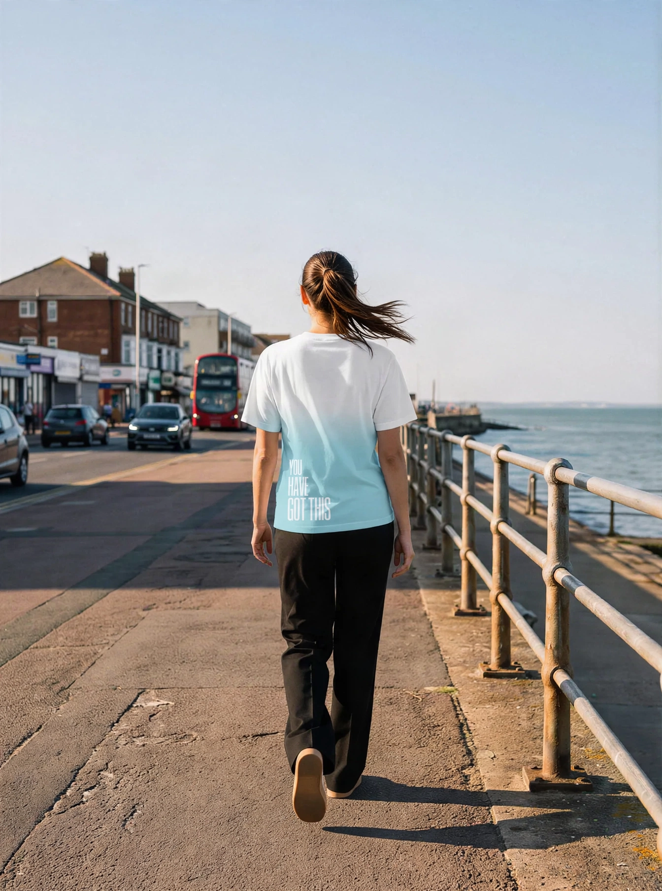 "YOU HAVE GOT THIS" Backprint Tee, on model