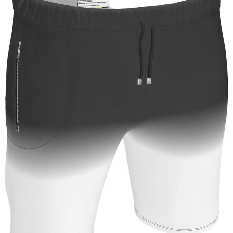 Charcoal Dip Sweat Shorts, mockup