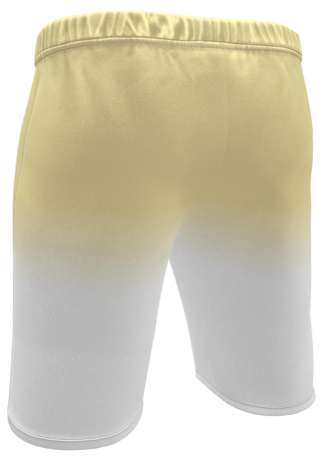 Yellow Dip Sweat Shorts, mockup