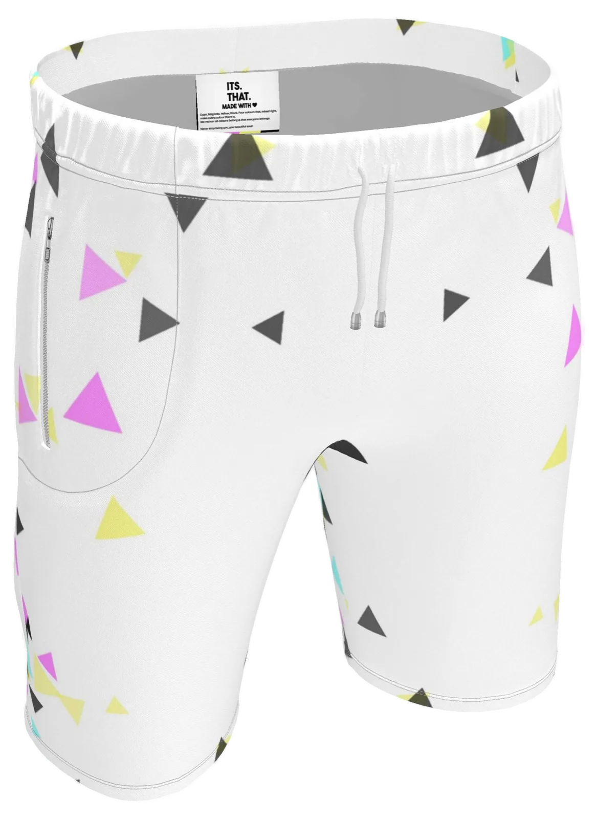 Scatter Print Sweat Shorts, mockup