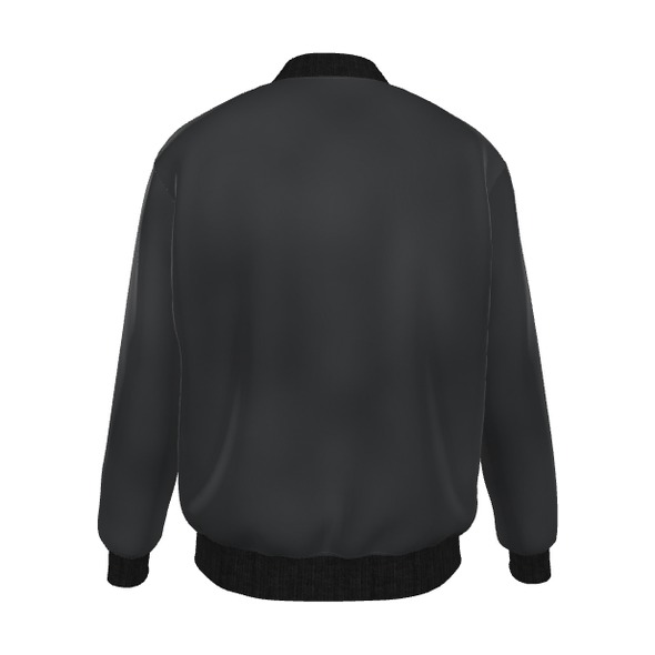 Charcoal Bomber, back view