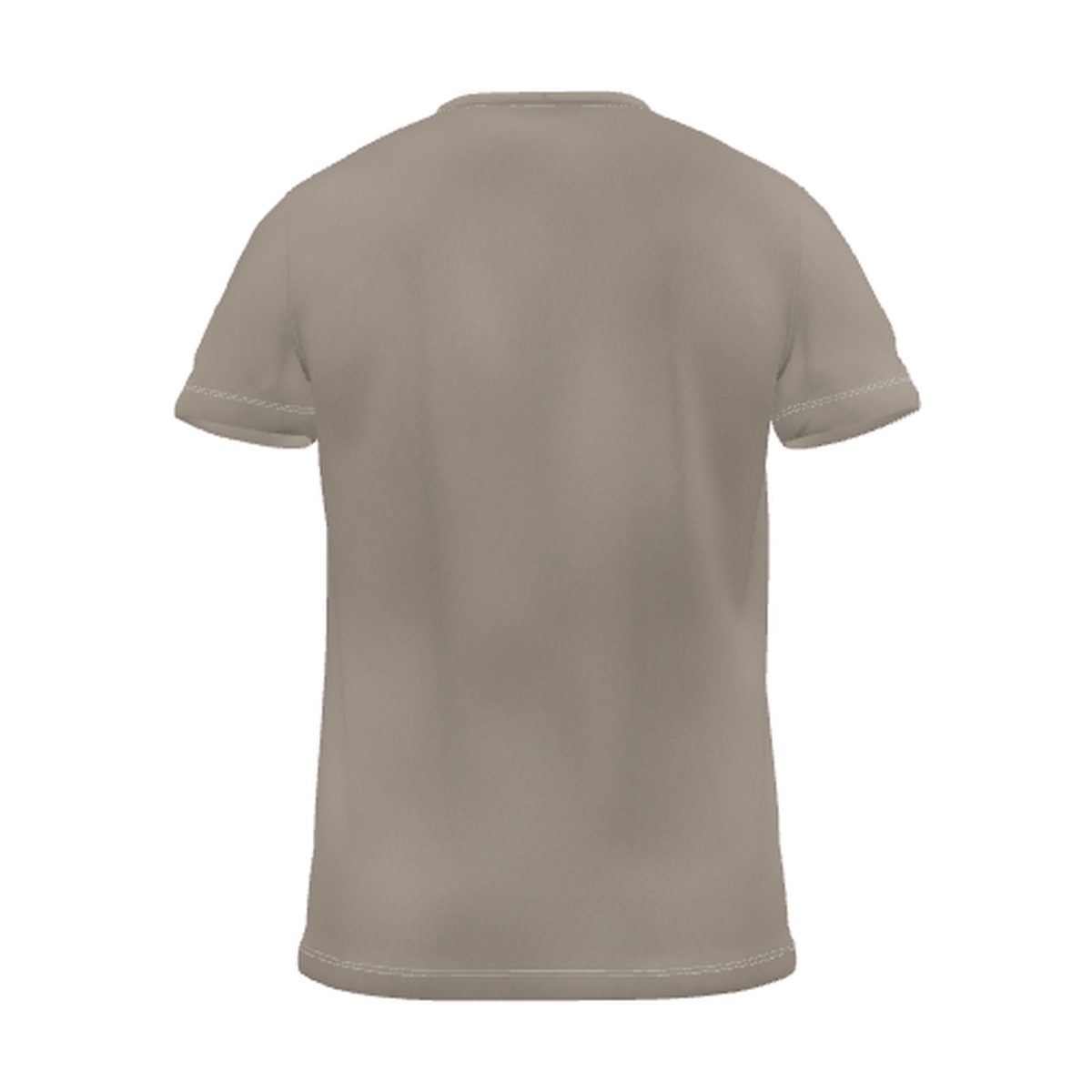 Taupe Cloudfade T-Shirt, back view