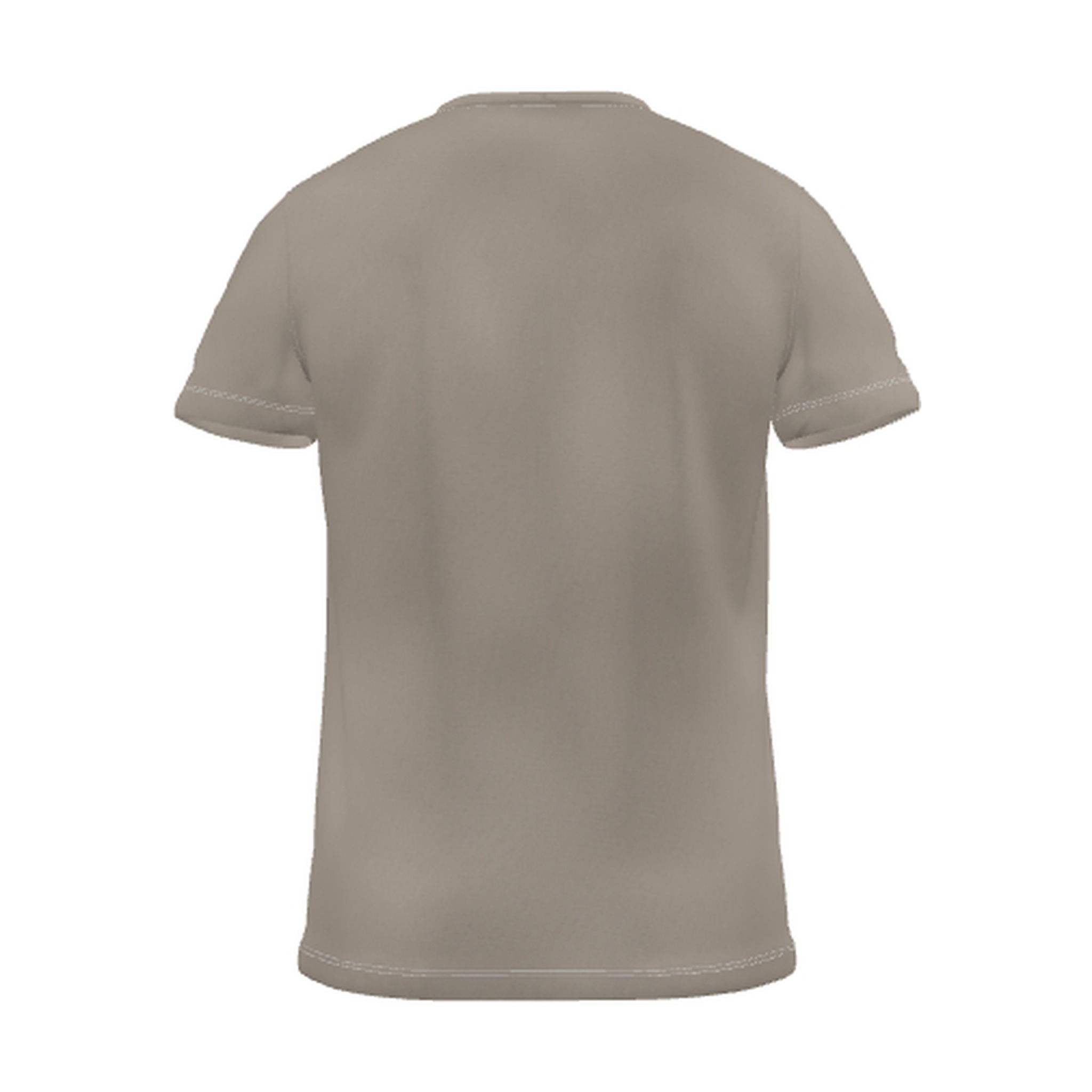 Taupe Cloudfade T-Shirt, back view