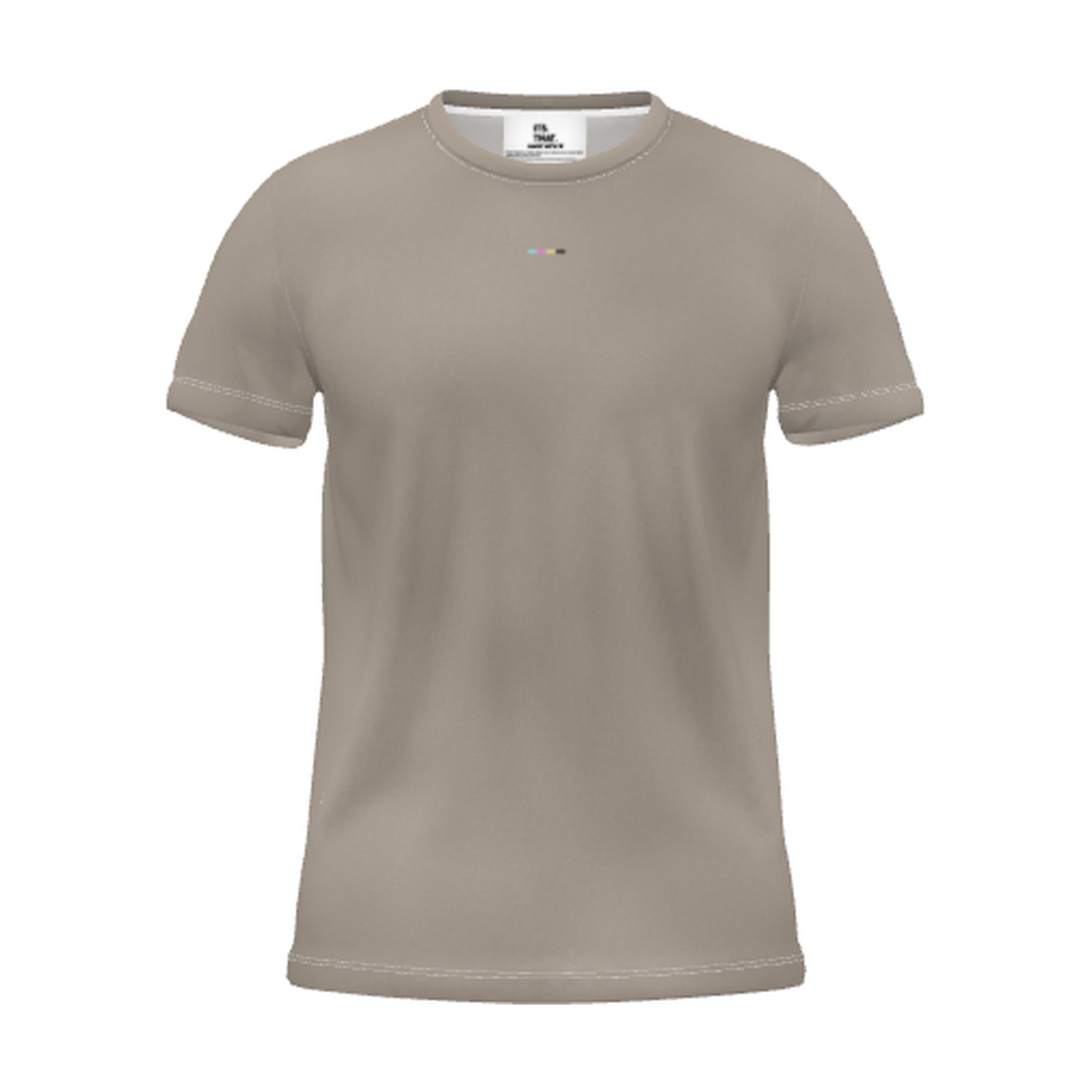 Taupe Cloudfade T-Shirt, front view