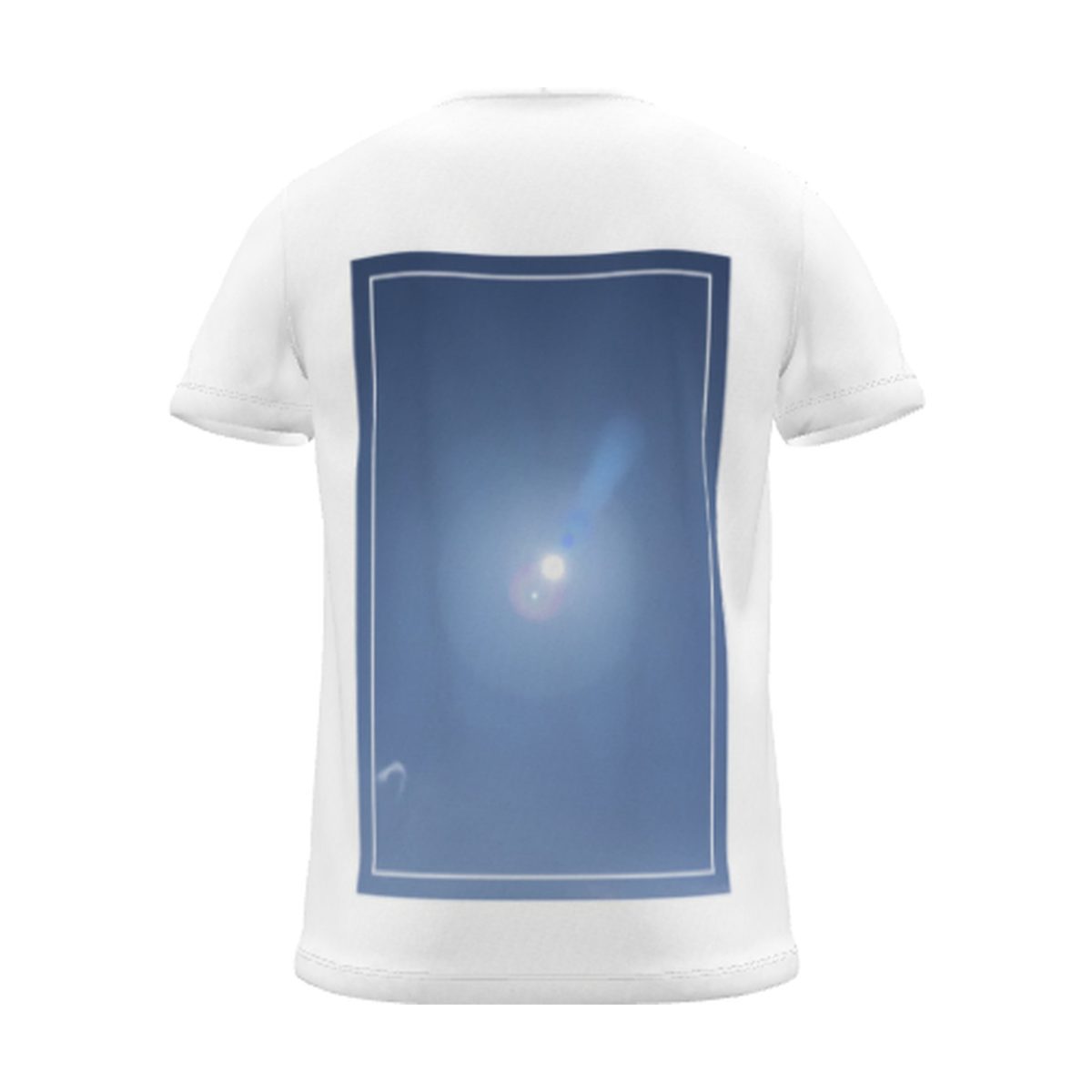 'Open Sky' Photo Print | Backprint T-shirt, back view