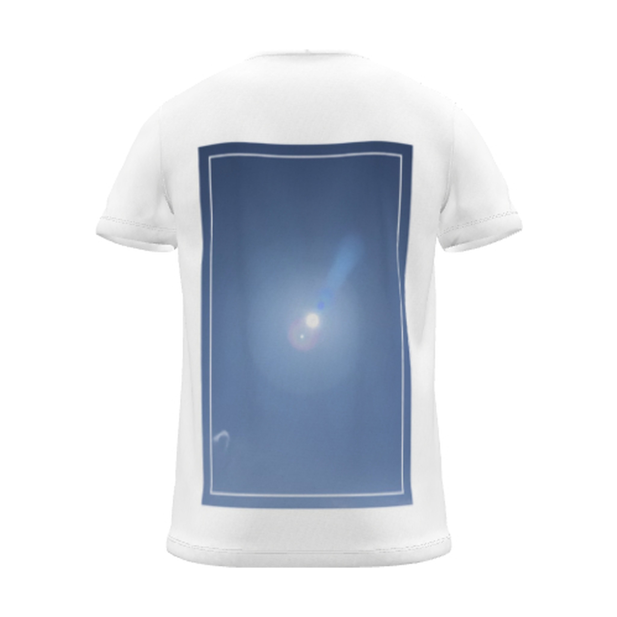 'Open Sky' Photo Print | Backprint T-shirt, back view