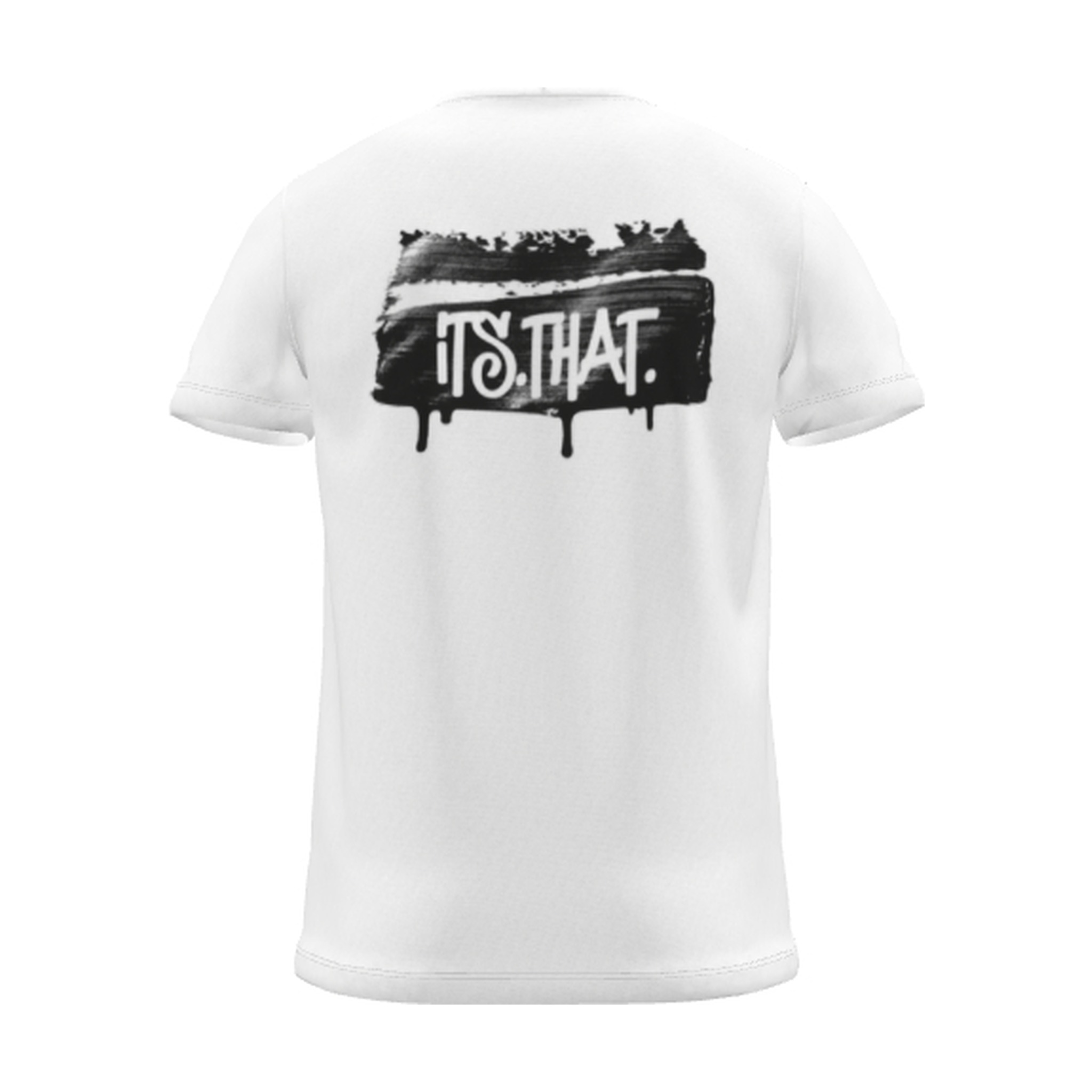 'Graffiti' Word-art | Backprint T-shirt, back view