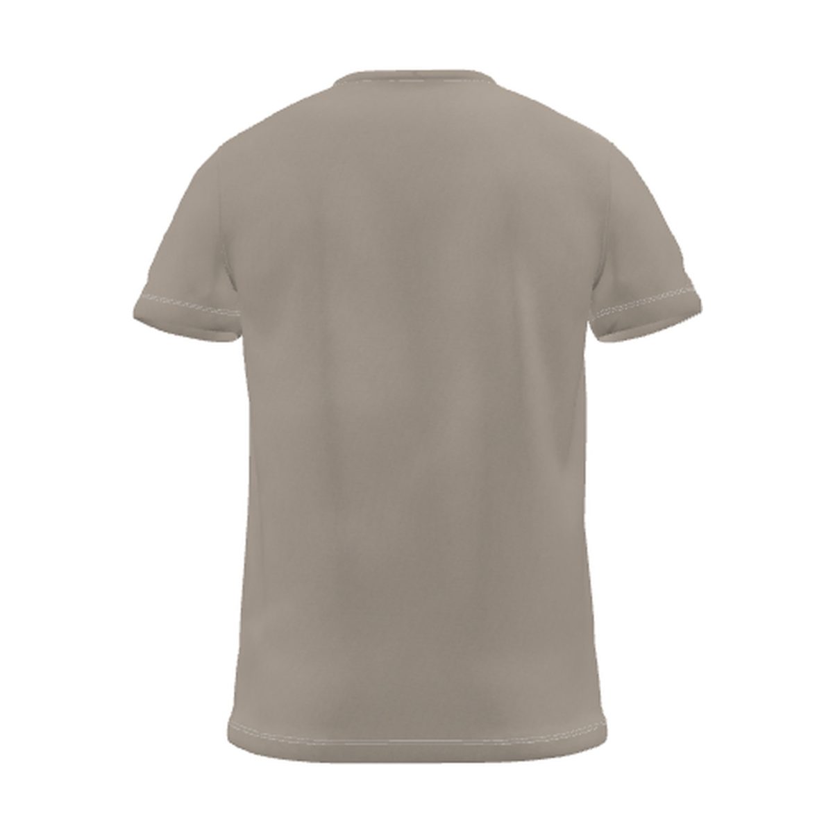 Taupe T-Shirt, back view