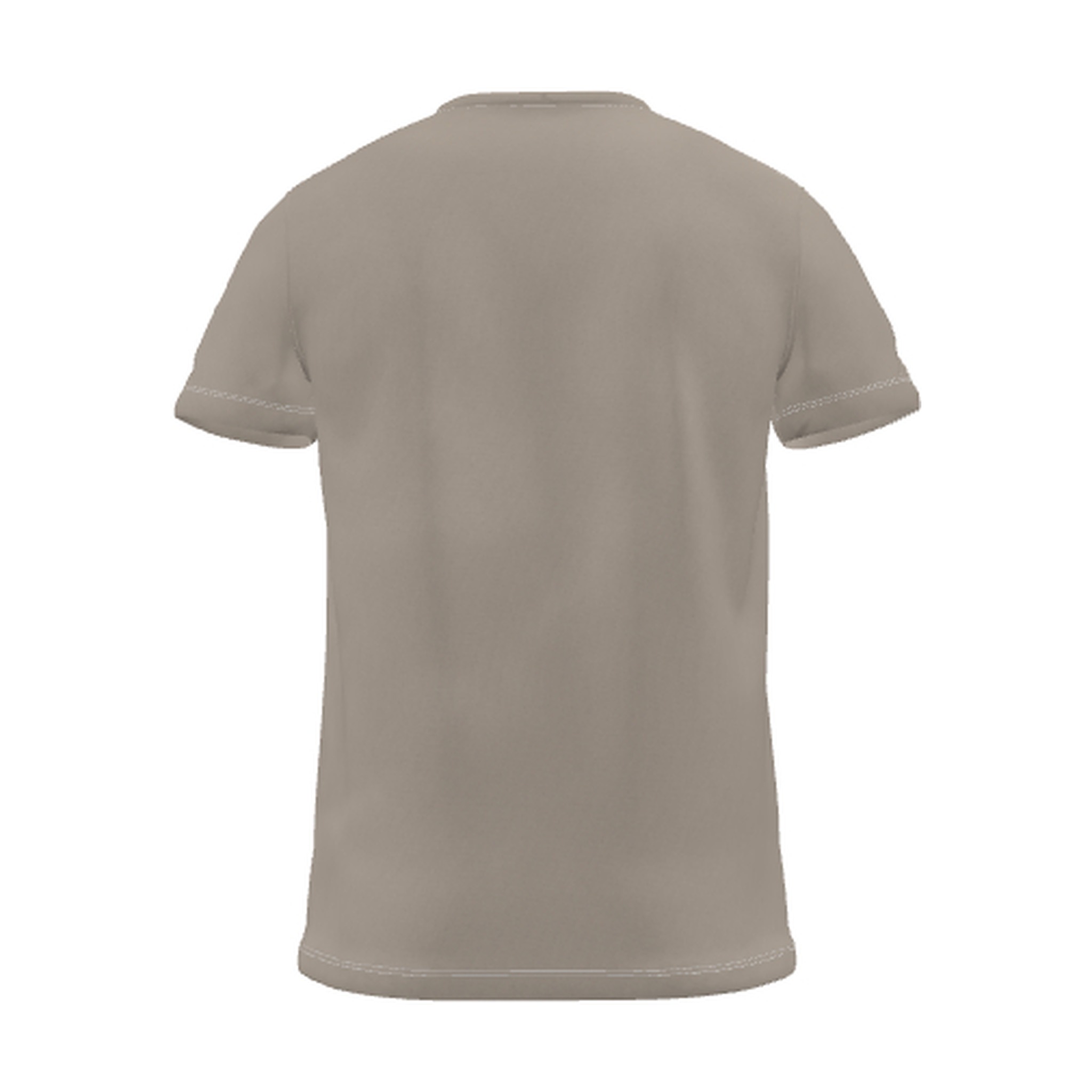 Taupe T-Shirt, back view