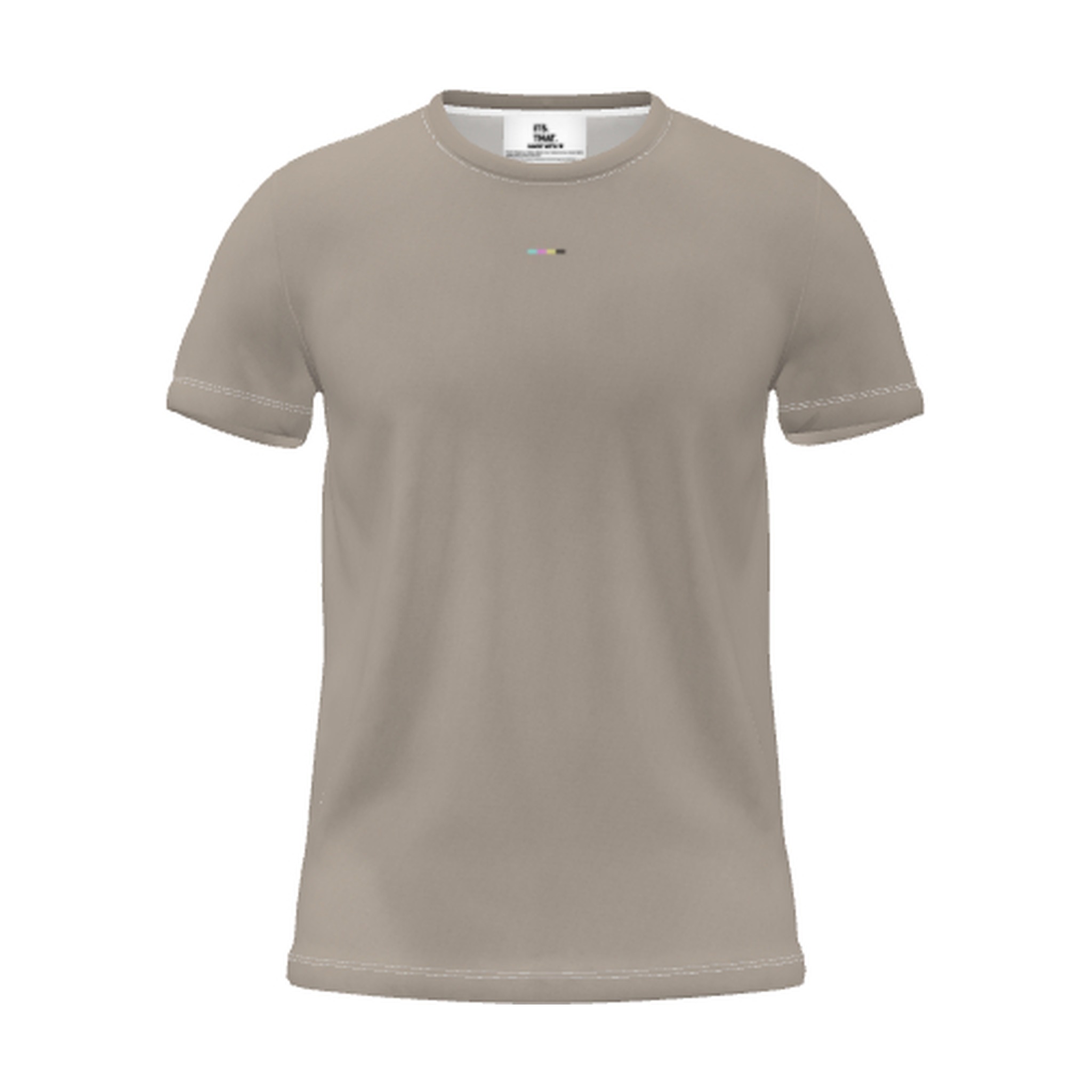 Taupe T-Shirt, front view