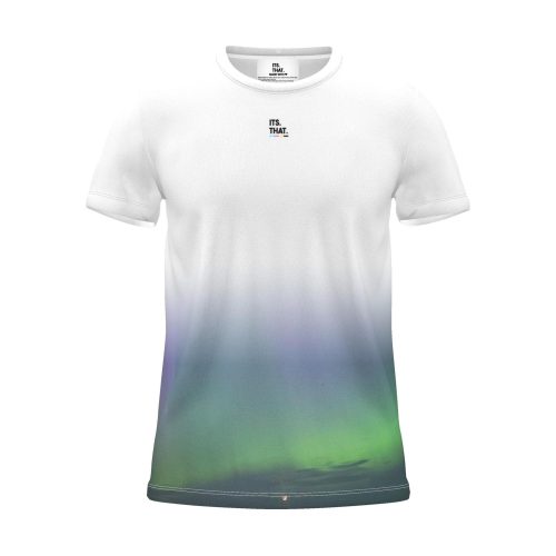 Its.That. Aurora Sky (All-Over Tee), front view