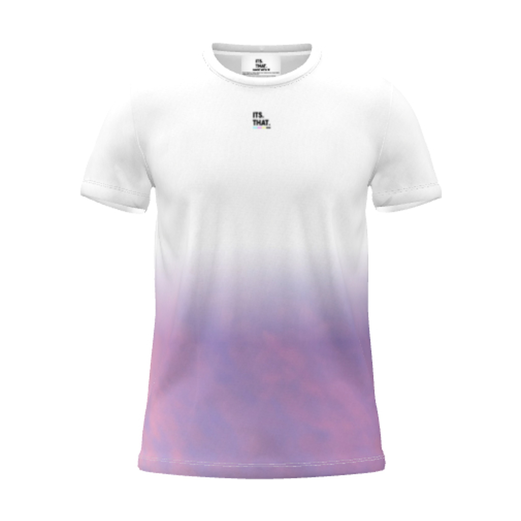Its.That. Pink Purple Sky (All-Over Tee), front view