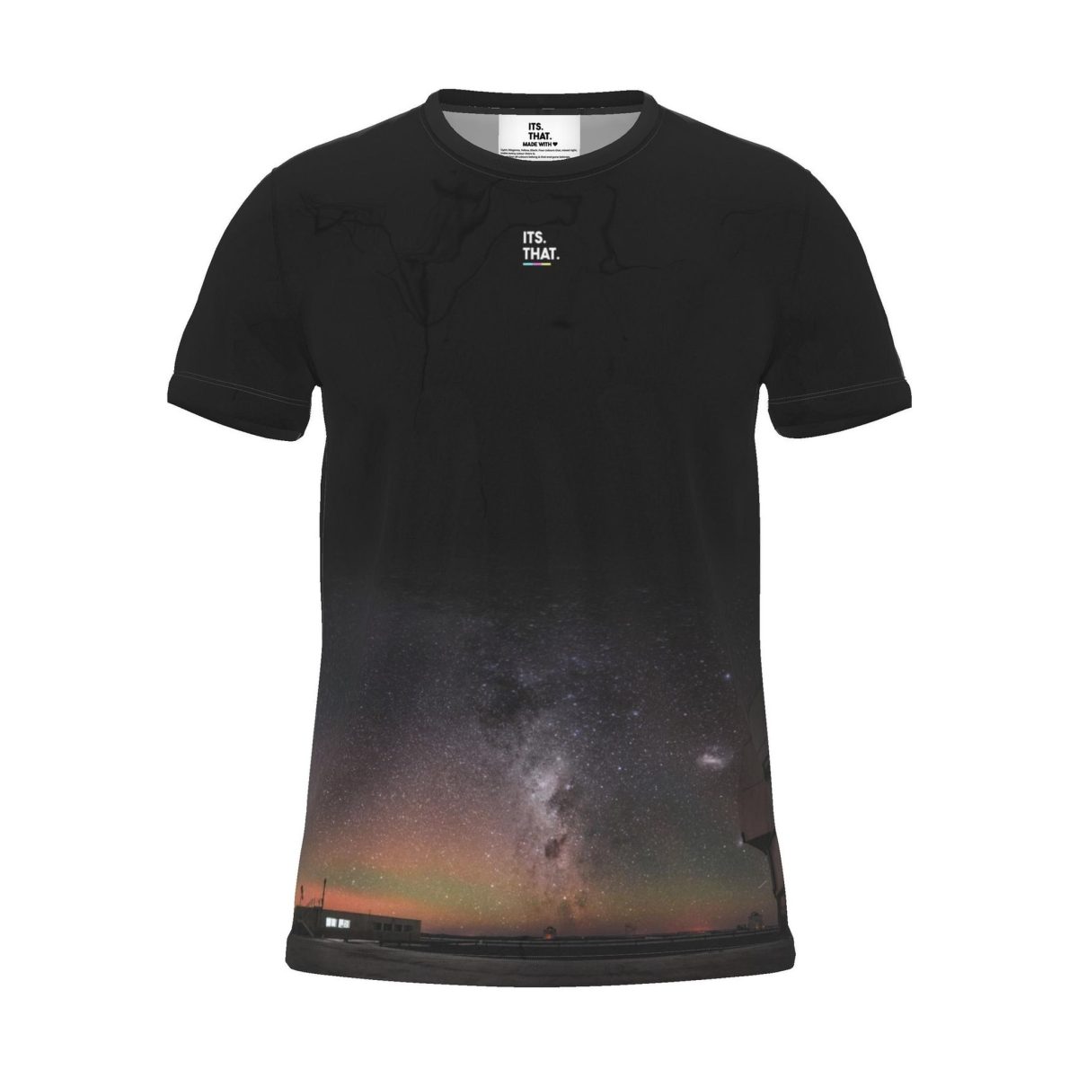 Its.That. VLT Platform 360 Wrap Tee, front view