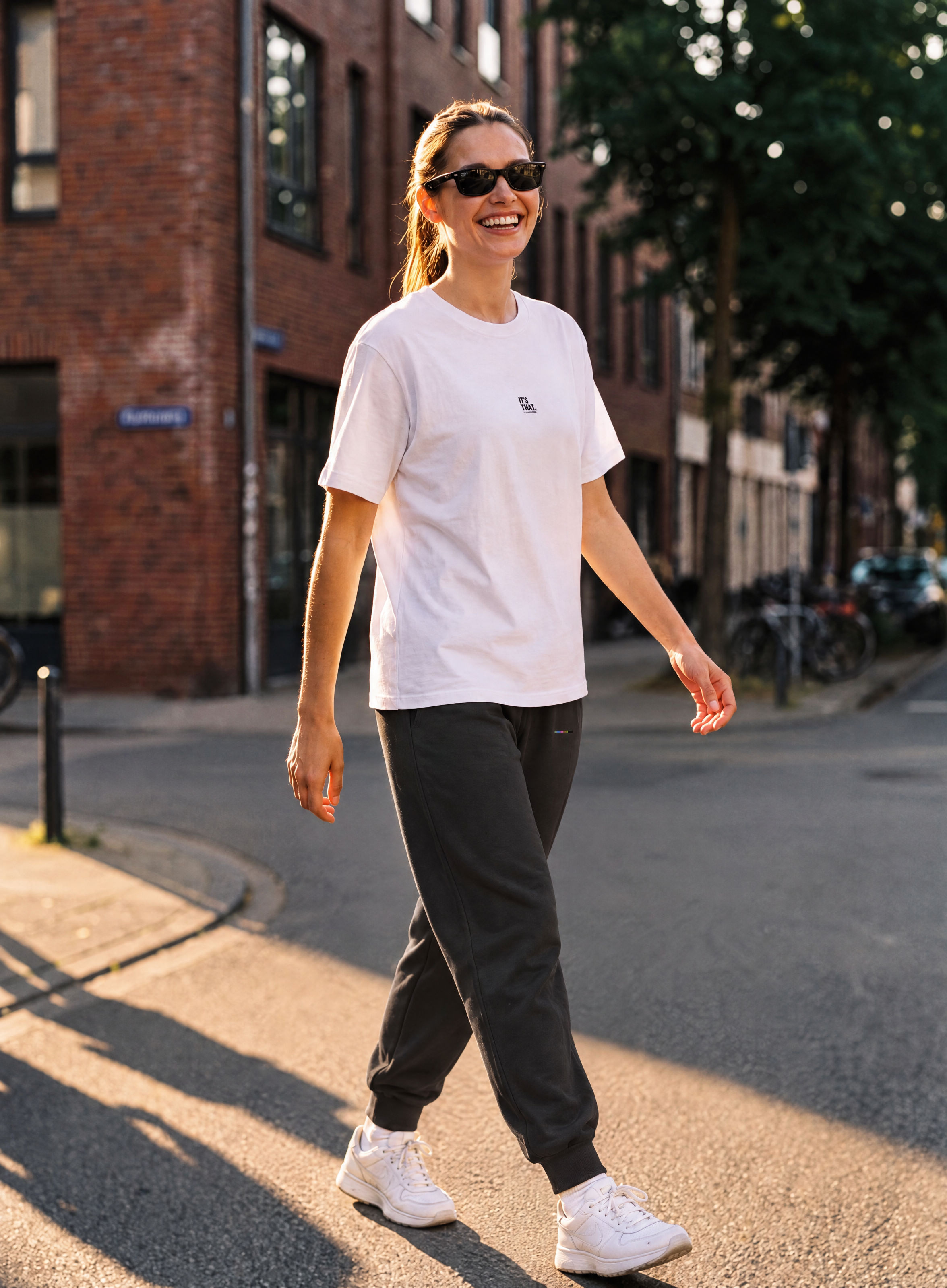 Charcoal Cloudfade Joggers, front view