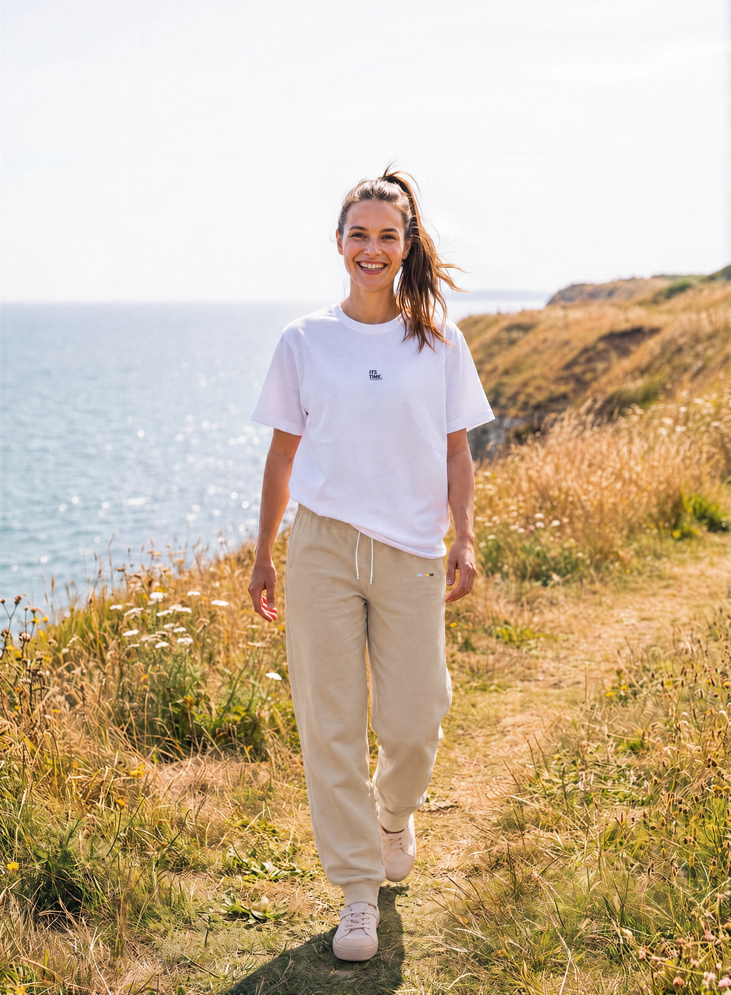 Oat Joggers, front view