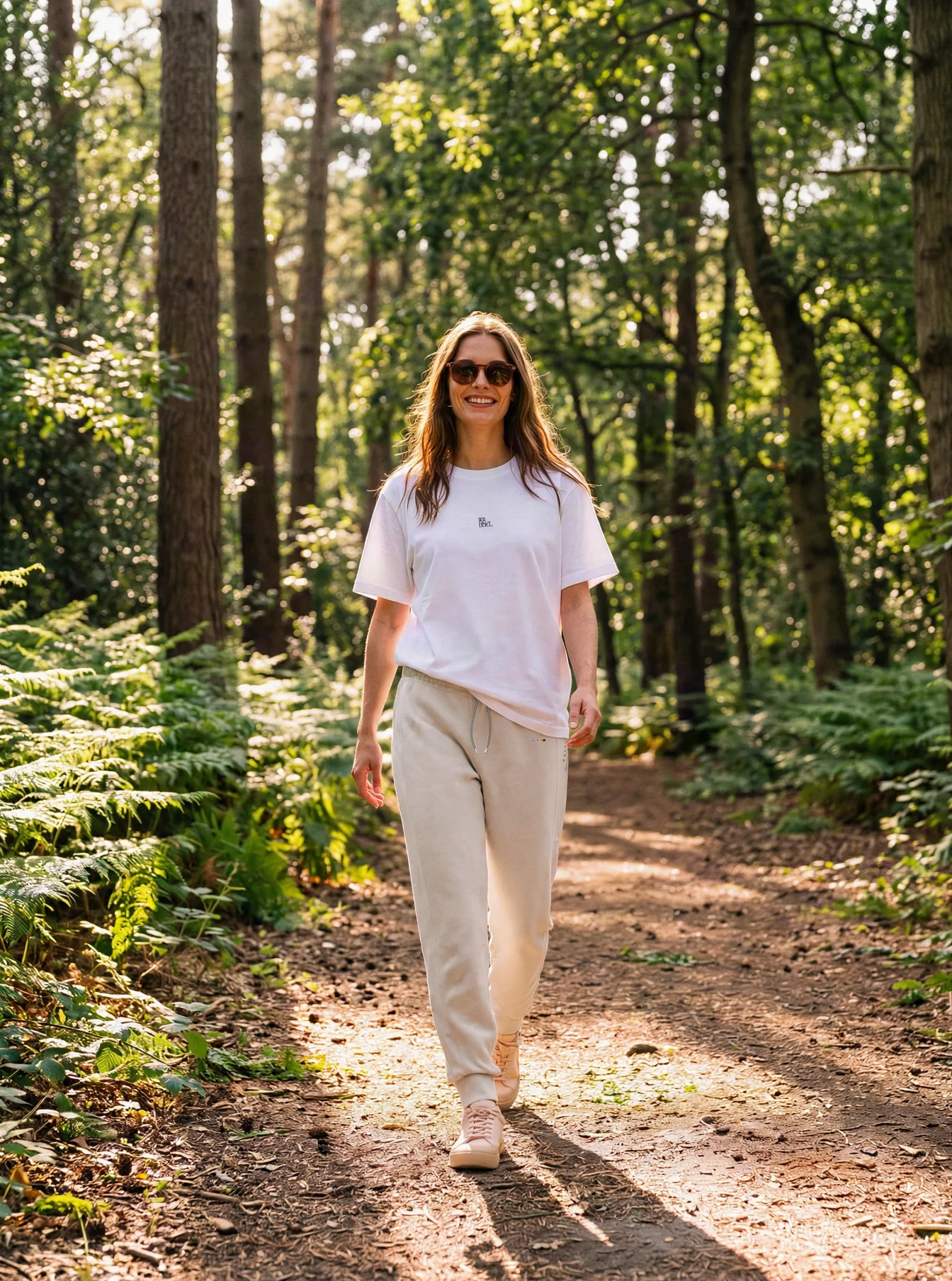 Stone Joggers, front view, on model