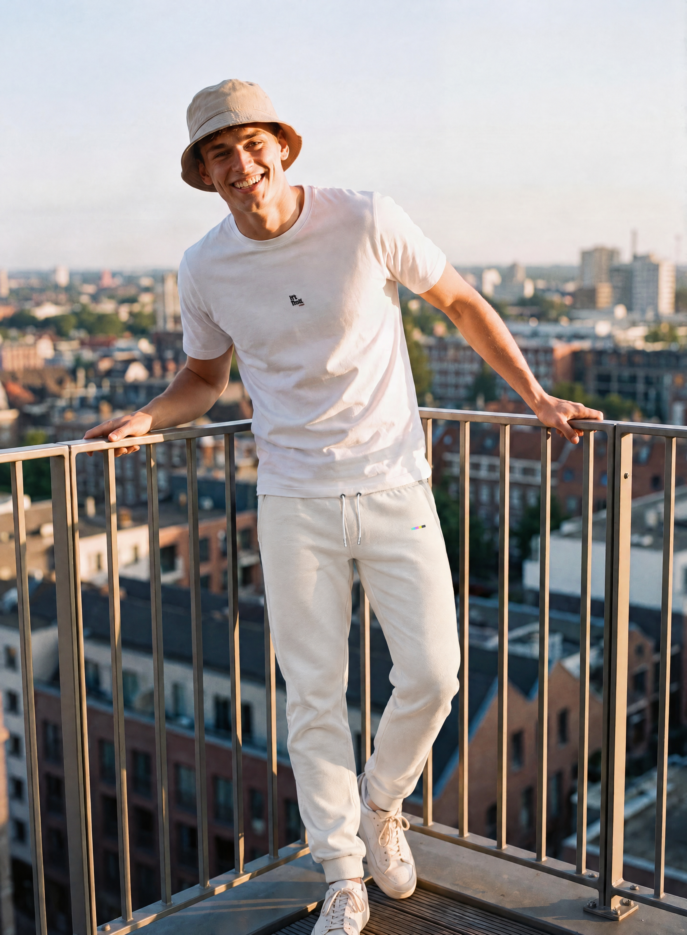 Chalk Joggers, front view
