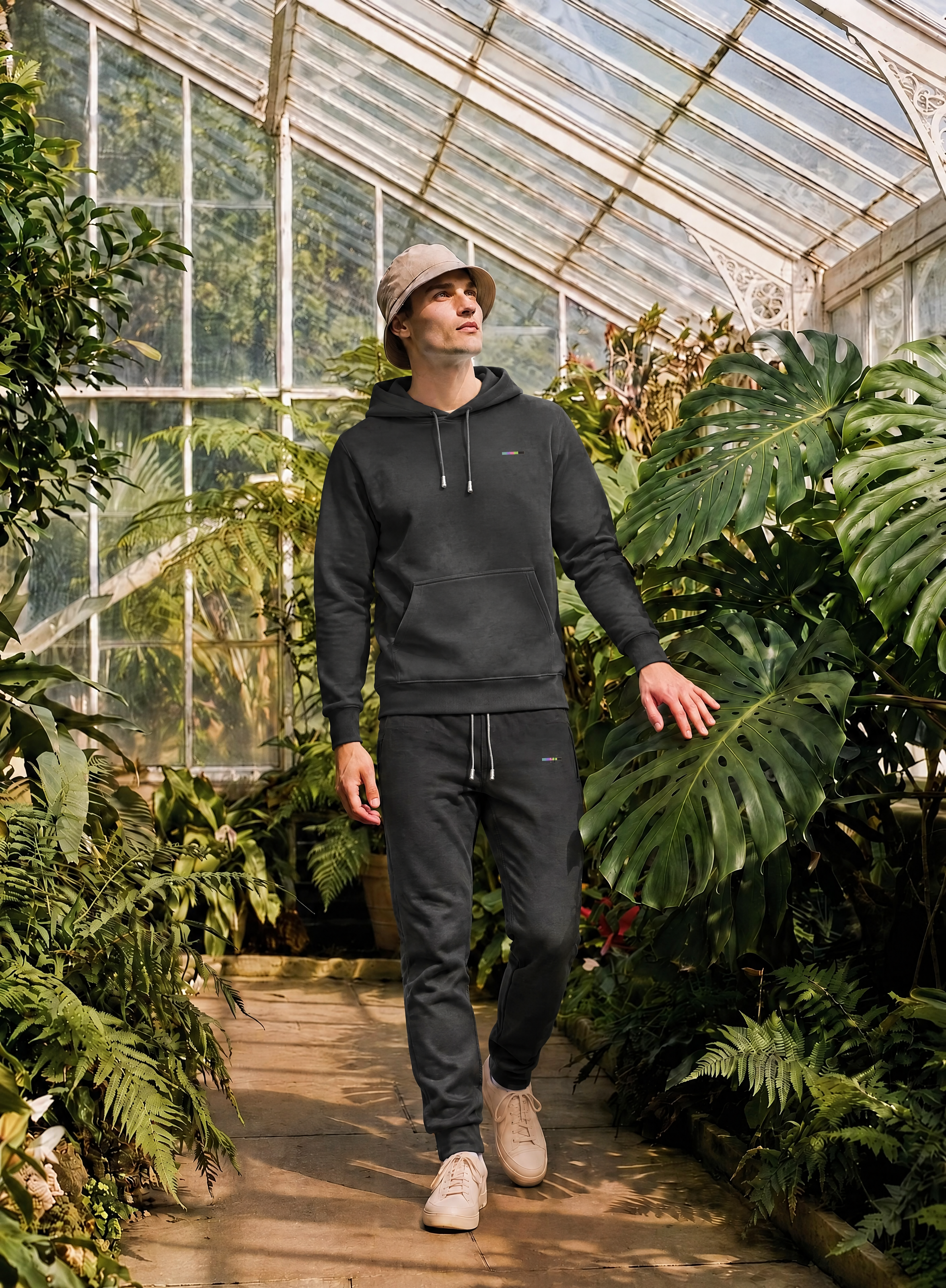 Charcoal Cloudfade Hoodie, front view