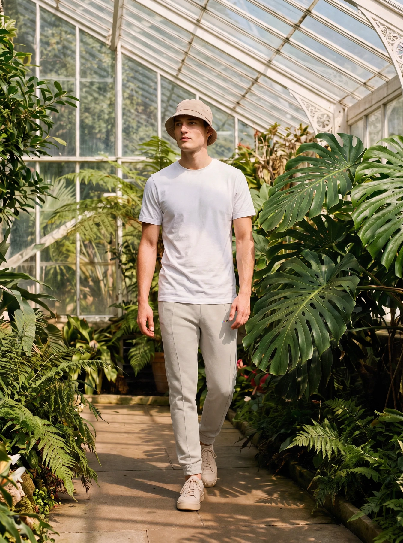 Stone Joggers LIMITED, front view, on model
