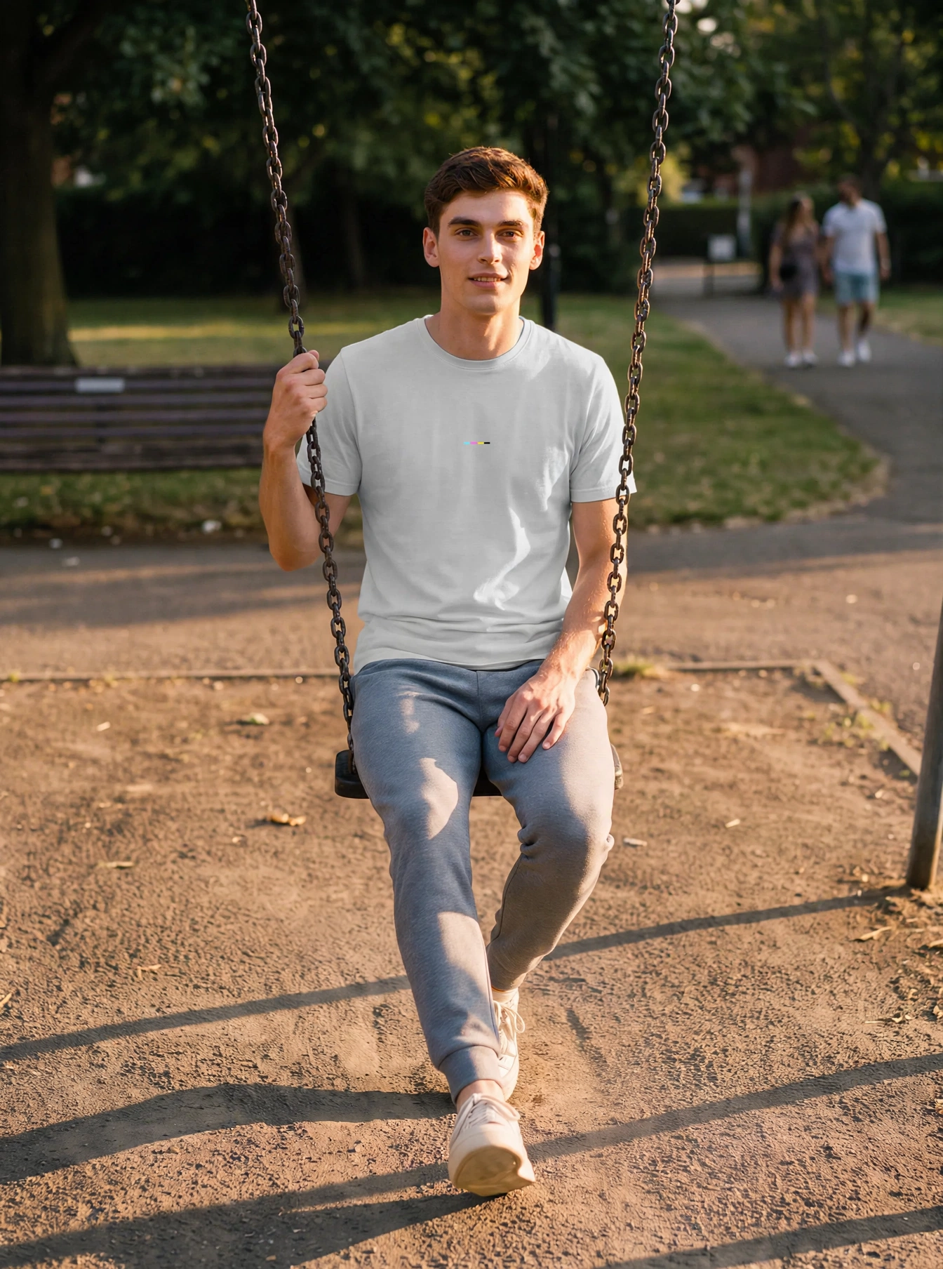 Mist T-Shirt, front view, on model