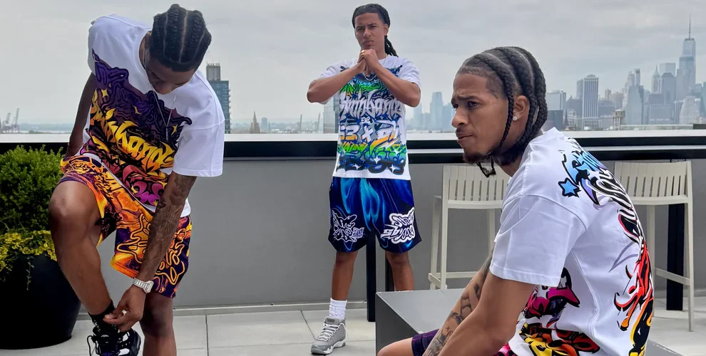 SB Studios heavyweight streetwear hoodie and matching set styled as a layered everyday outfit, illustrating a 2026 guide to streetwear styling