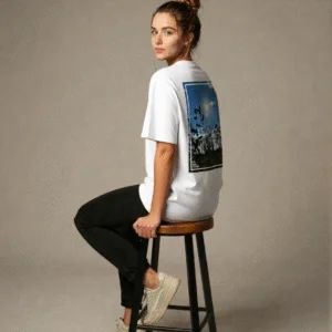 Meadow T-shirt Woman Photoshoot