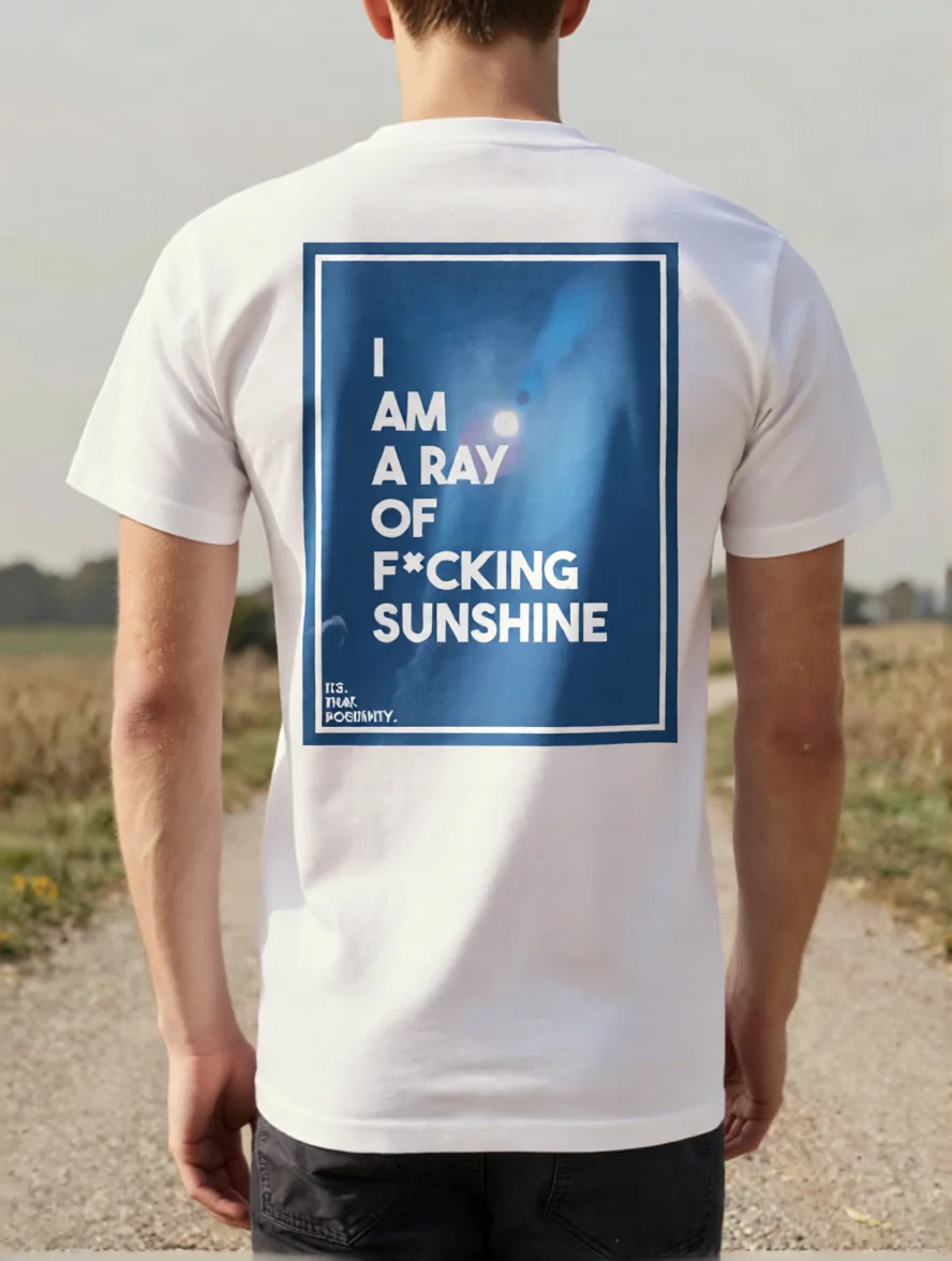 Ray of Sunshine | Positivity Backprint T-shirt