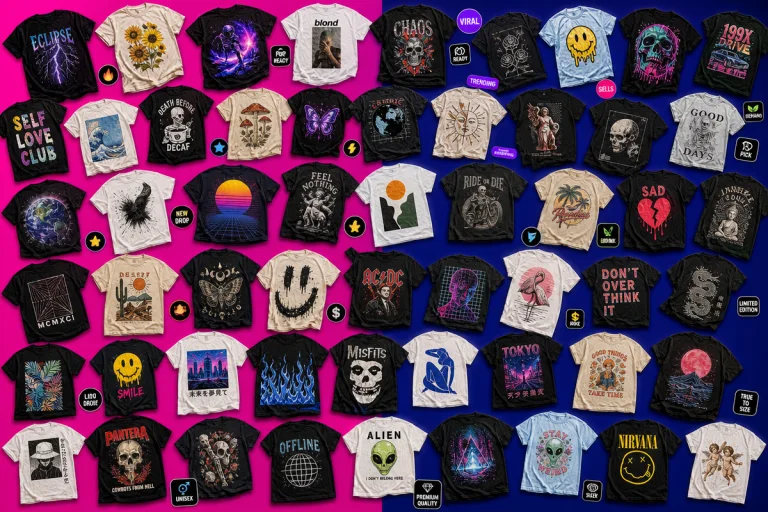 50+ T-Shirt Design Ideas That Actually Sell in 2026