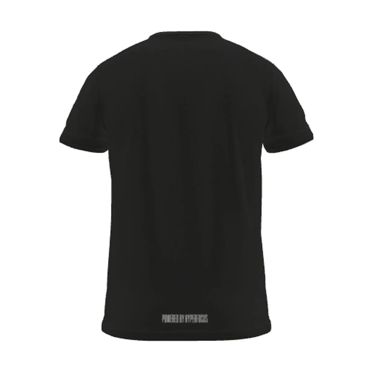 ADHDas Front Tee, black, back view