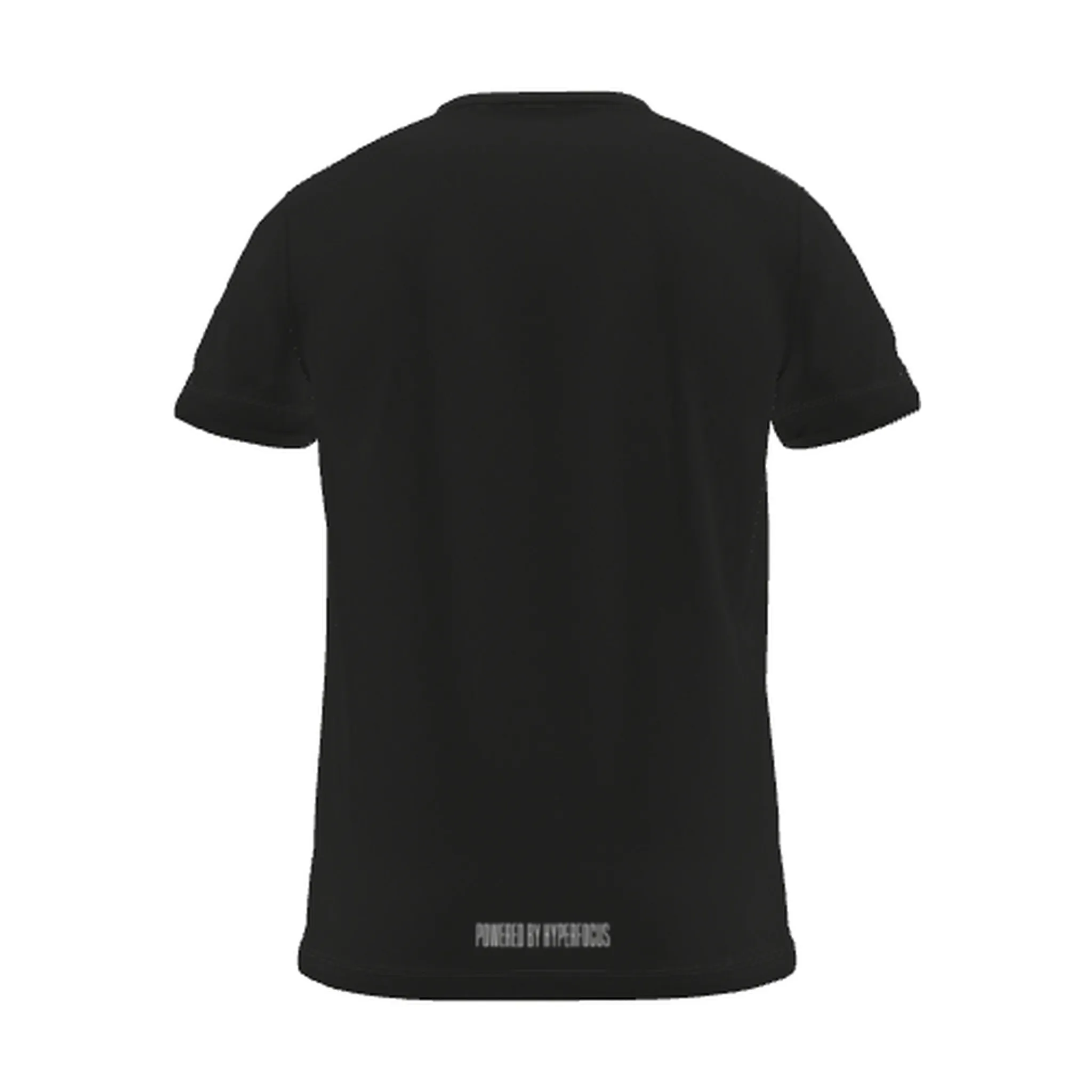 ADHDas Front Tee, black, back view