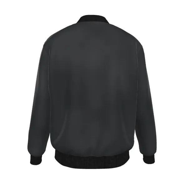 Charcoal Bomber, back view