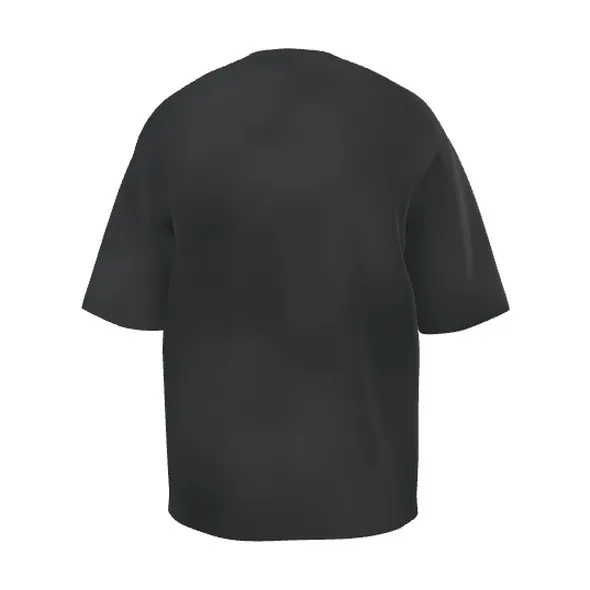 Charcoal Oversized T-Shirt, back view