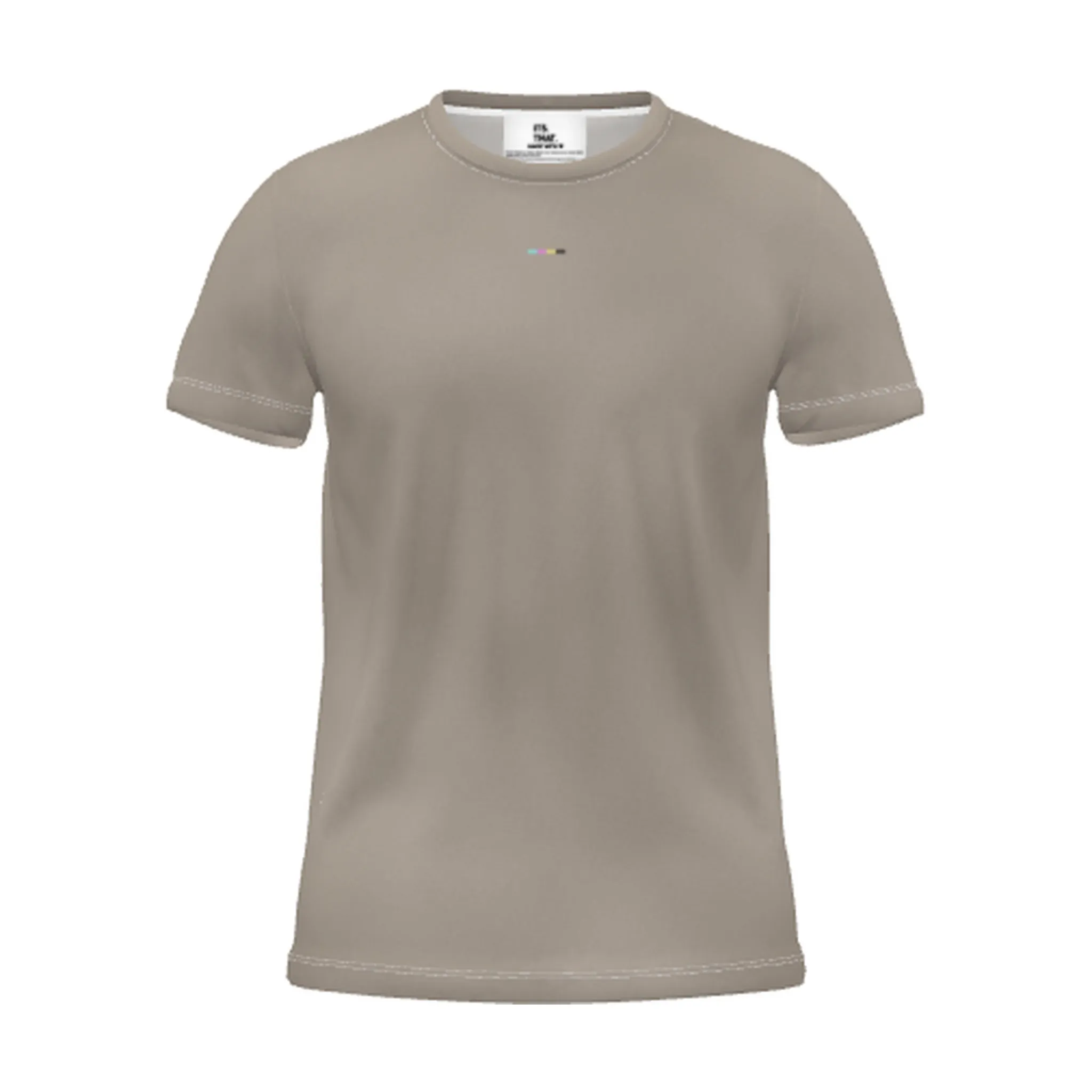 Taupe Cloudfade T-Shirt, front view