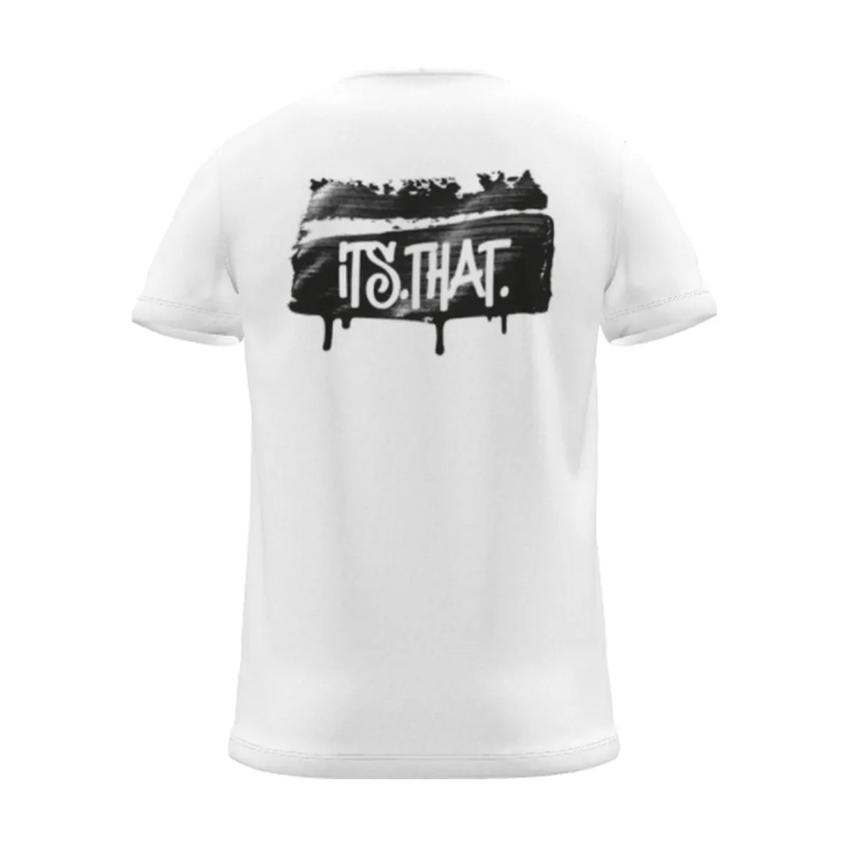 'Graffiti' Word-art | Backprint T-shirt, back view